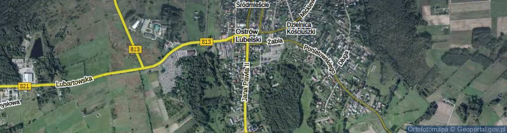 Zdjęcie satelitarne Zagłoby Jana Onufrego ul.